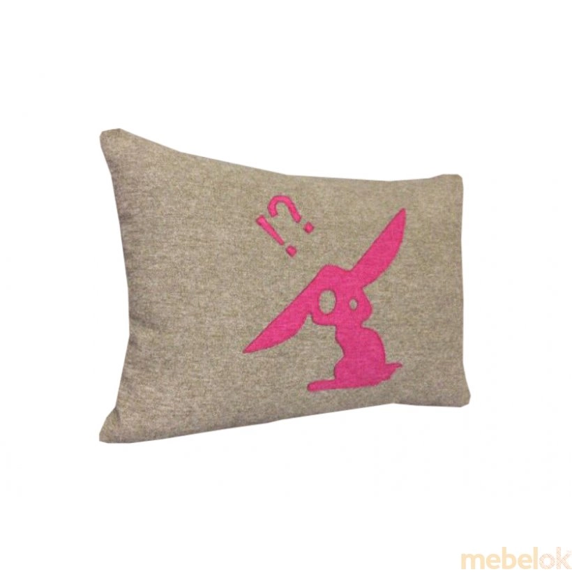 Декоративная подушка бежевая Bunny