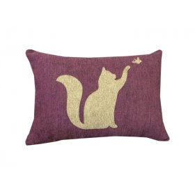 Декоративна подушка фіолетове Кошеня