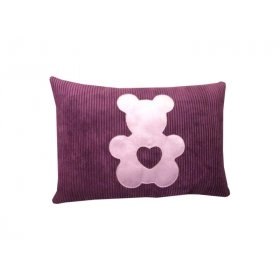 Декоративна подушка фіолетова Ведмежа