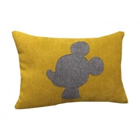 Декоративна подушка жовта Міккі Маус