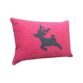 Декоративна подушка рожева Оленя