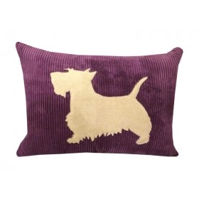 Декоративная подушка фиолетовая Щенок