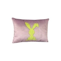 Декоративная подушка розовая Зайчик