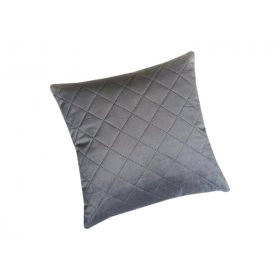 Декоративна подушка квадратна Діамант сіра