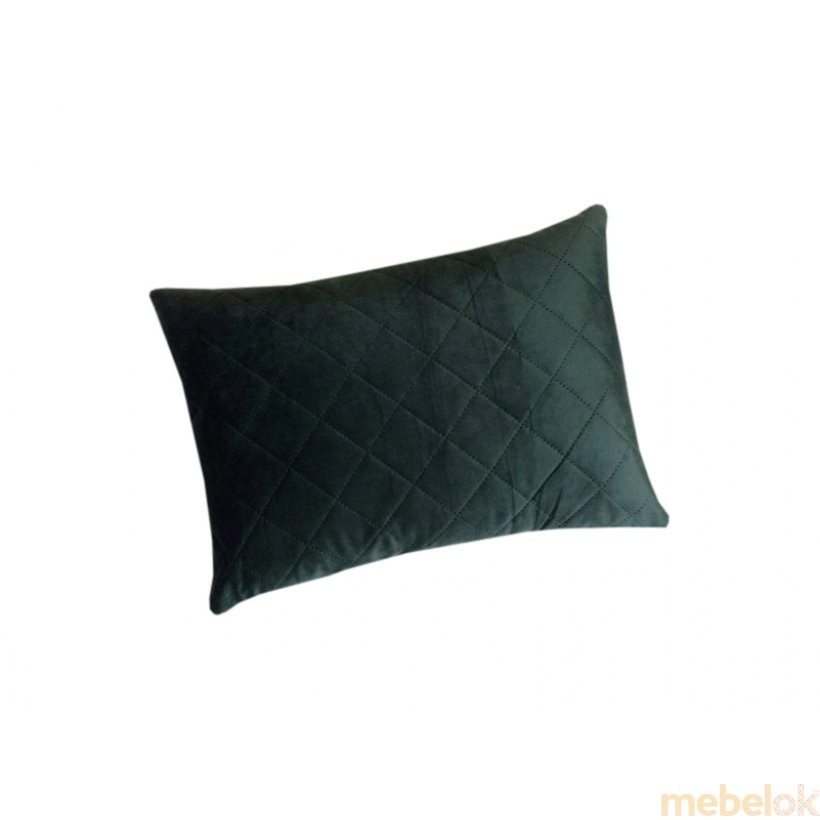 Декоративная подушка прямоугольная Бриллиант зеленая