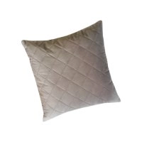 Декоративная подушка квадратная Бриллиант бежевая