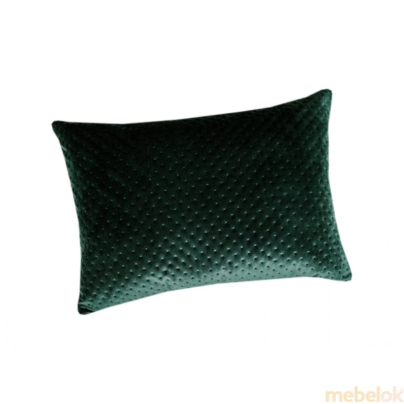Декоративная подушка прямоугольная Rain зеленая