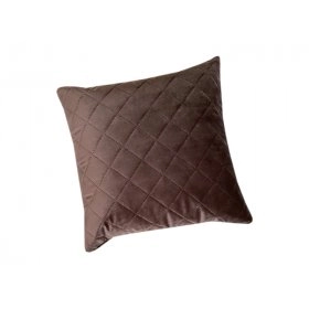 Декоративна подушка квадратна Діамант коричнева