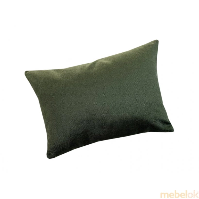 Декоративна подушка велюрова хакі