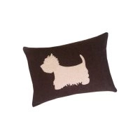 Декоративная подушка Йоркширский терьер коричневый