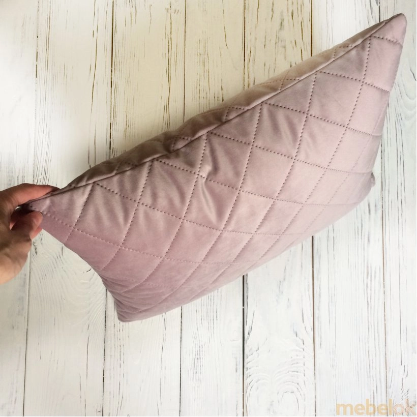 Декоративная подушка прямоугольная Бриллиант розовая