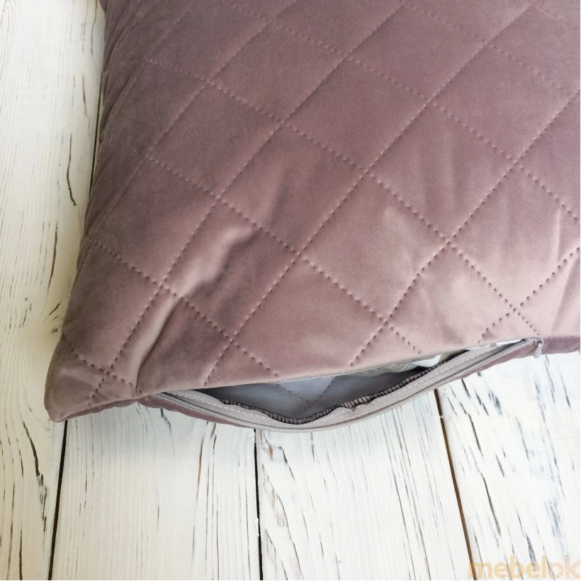 Декоративная подушка квадратная Бриллиант розовая от фабрики PidVushko (ПідВушко)