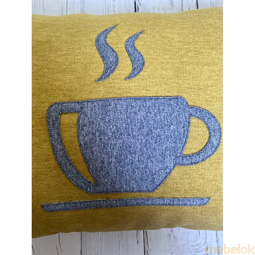 Декоративна подушка Чашка чаю