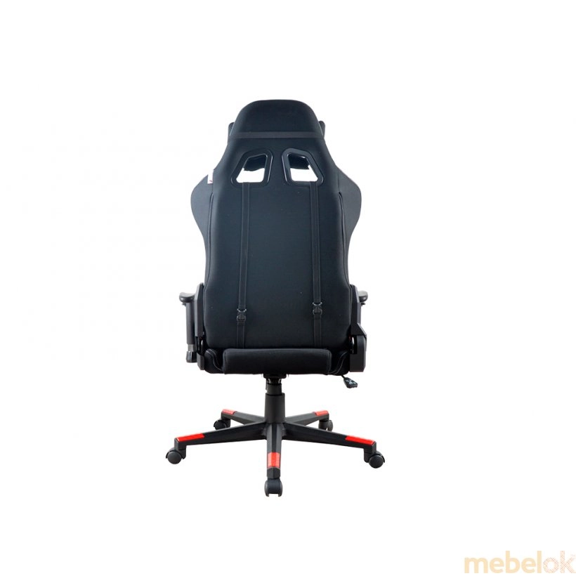стул с видом в обстановке (Кресло для геймеров DRIVER красный)