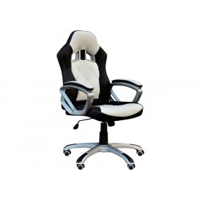Крісло для геймерів NITRO чорний/білий