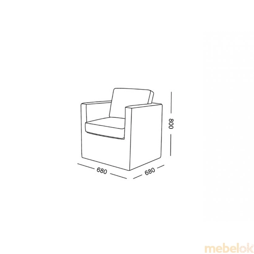 Кресло Mono от фабрики Radix (Радикс)