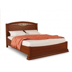 Кровать Омега Люкс с ковкой и янтарем 180х200