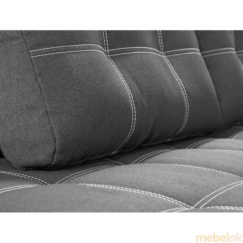 диван с видом в обстановке (Диван RedKing Престон серый (261-3))