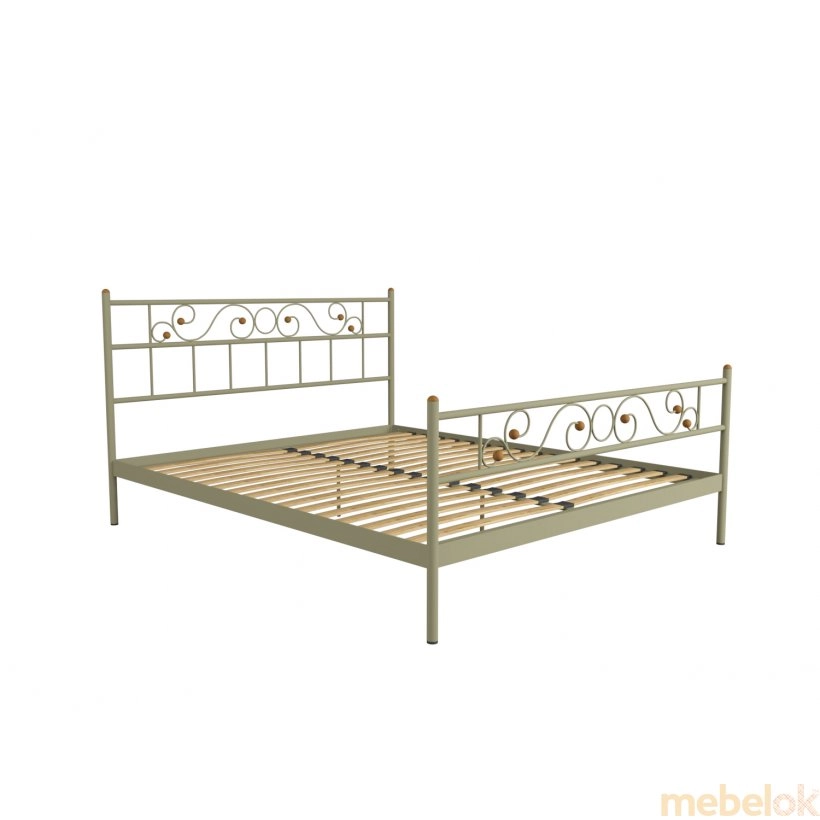 ліжко з виглядом в обстановці (Кровать RedKing Аверса 160х200)