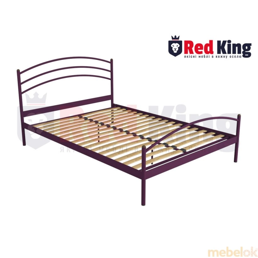 кровать с видом в обстановке (Кровать RedKing Поста 80х200)