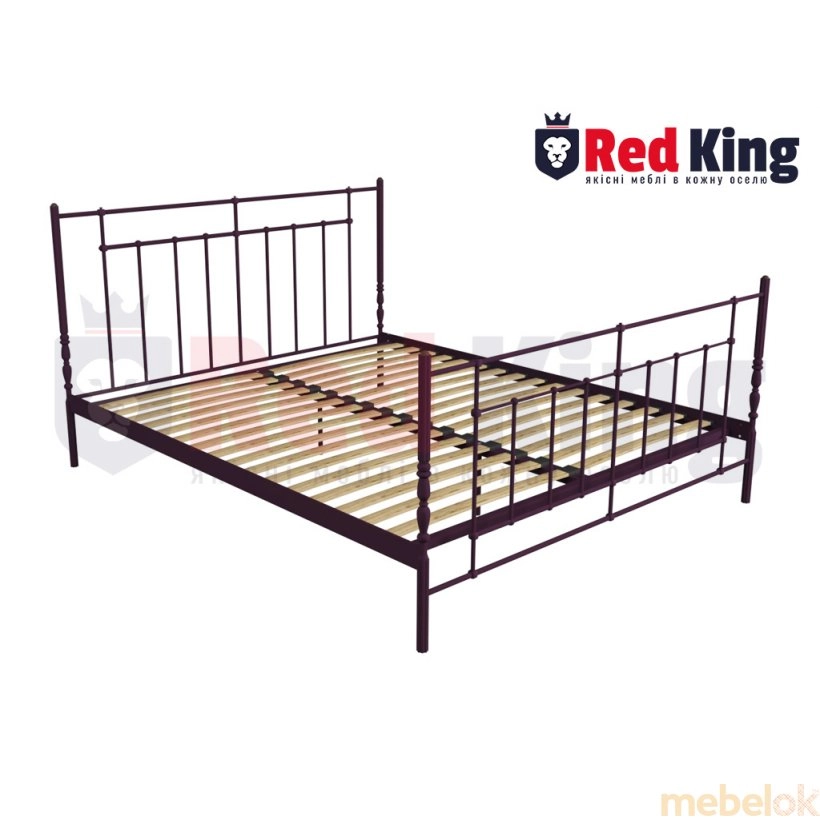 ліжко з виглядом в обстановці (Кровать RedKing Вискона 160х200)