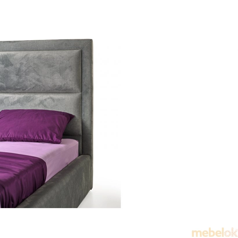 кровать с видом в обстановке (Кровать Aura 160x200 с подъемным механизмом)