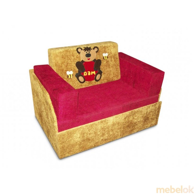 Дитячий диван-Кубик-боковий Ведмедик