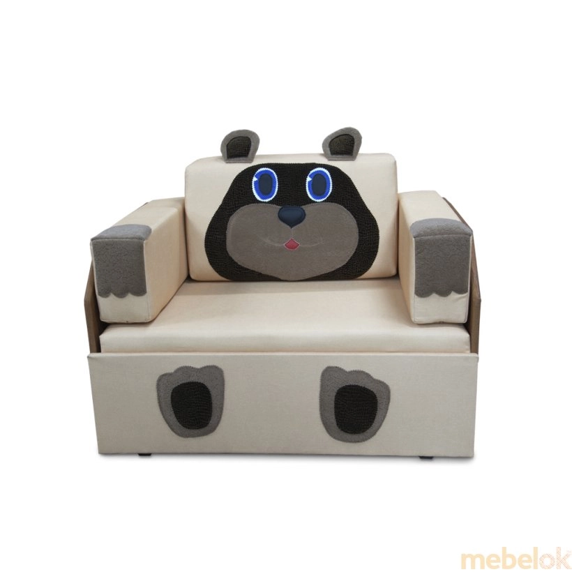 Детский диван Кубик-боковой Панда