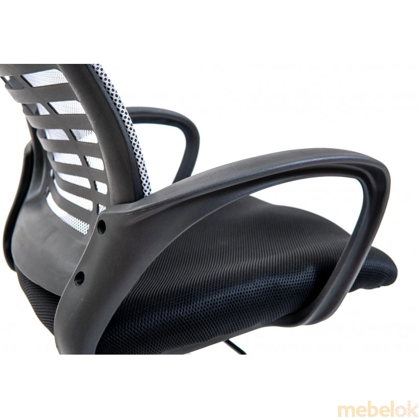 Кресло Бласт черный с серой сеткой от фабрики Richman (Ричман)