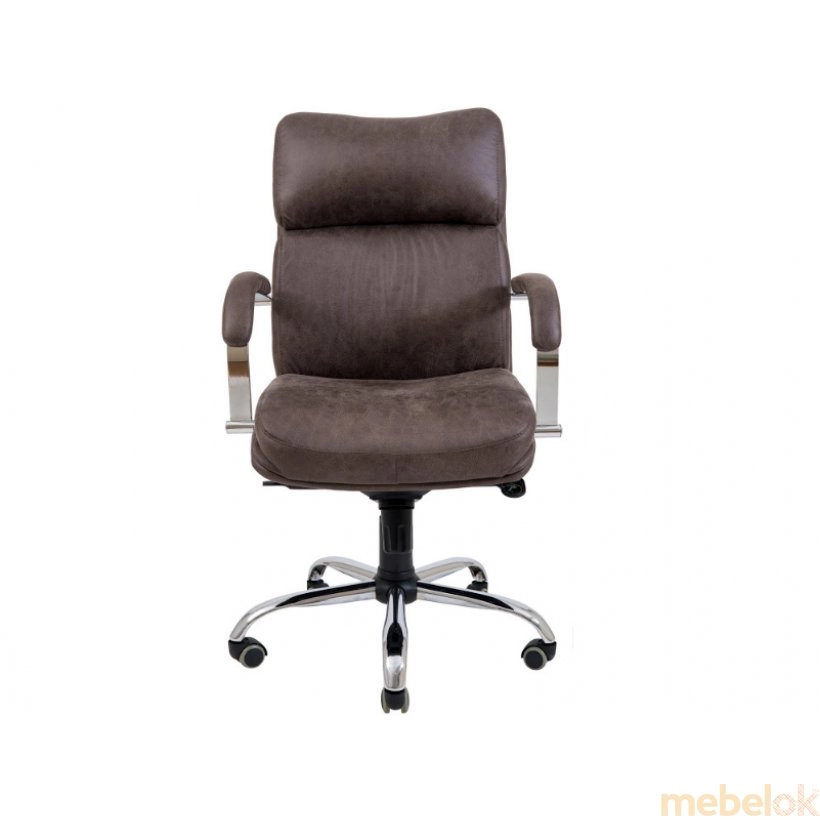 Кресло Дакота Хром М1 темно-коричневый от фабрики Richman (Ричман)