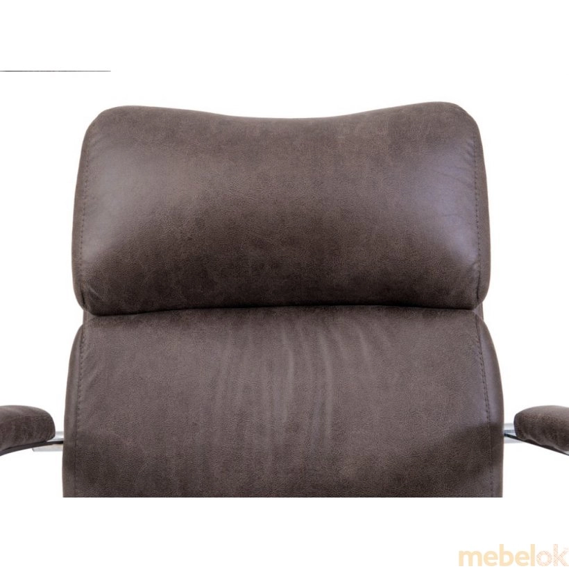 Кресло Дакота Хром М1 темно-коричневый с другого ракурса