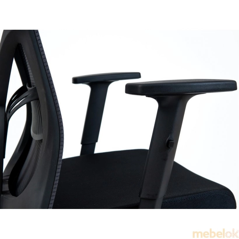 Кресло Электра М2 чёрное с другого ракурса