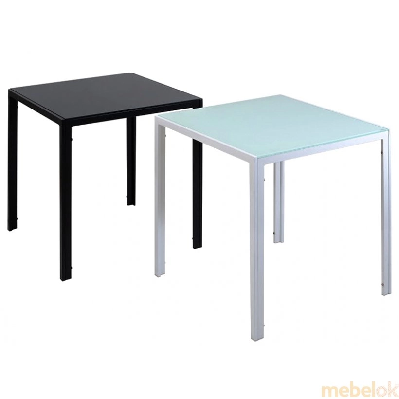 стіл з виглядом в обстановці (Стіл Крит білий)