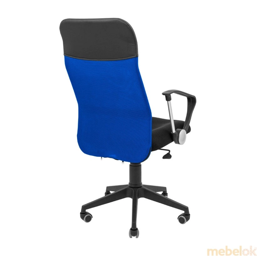 стул с видом в обстановке (Кресло Ультра Ю Пластик синий)