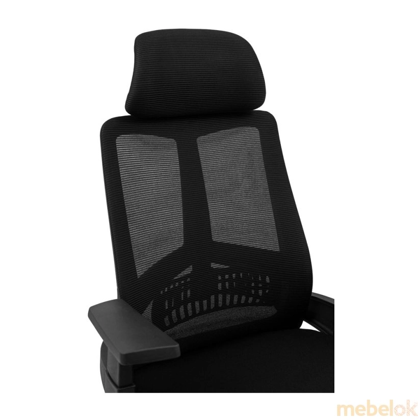 Кресло Токен Пластик М1 Сетка-черная с другого ракурса
