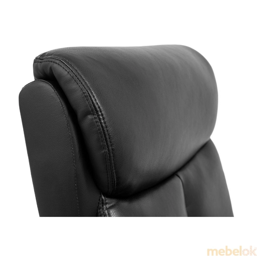 стул с видом в обстановке (Кресло Бронкс М-1 Хром черный)