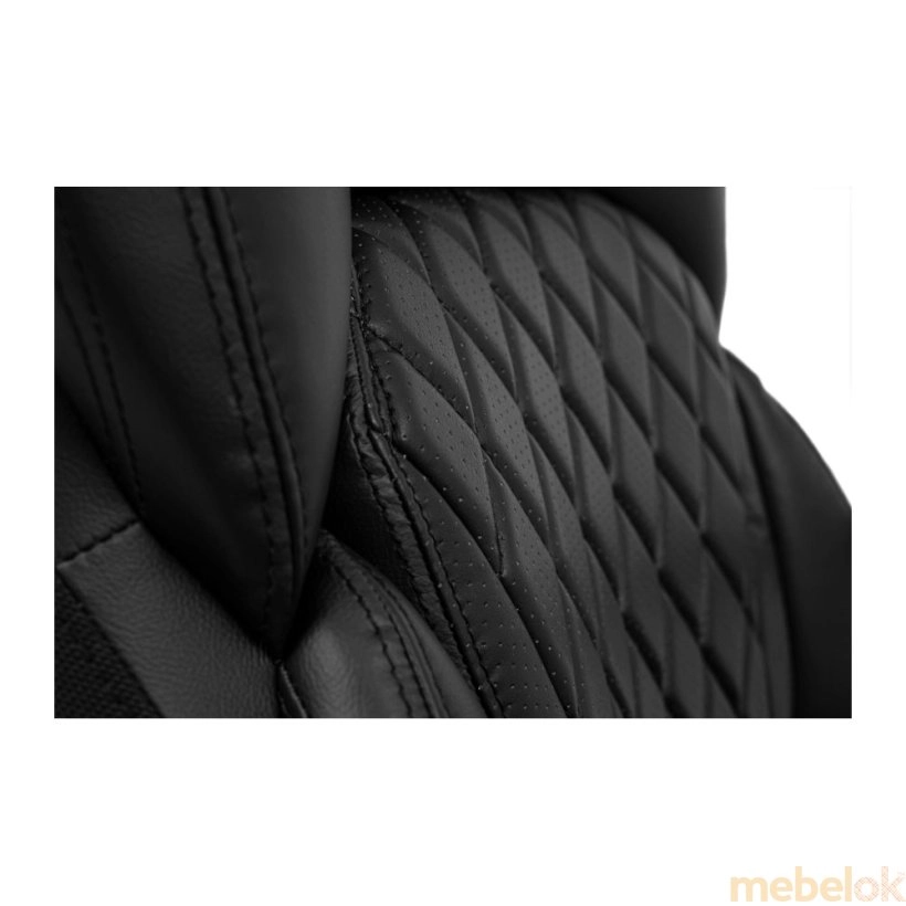 Кресло Премио М-2 Пластик Сильвер кожа черная