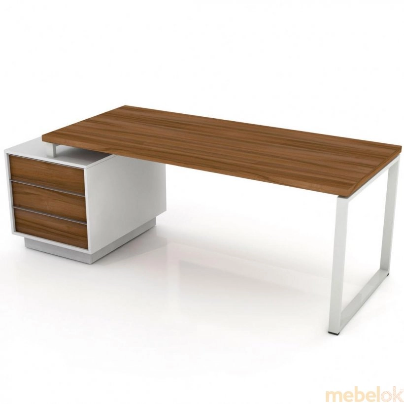 стіл з виглядом в обстановці (Стіл Промо-Топ Combi Q 160 з тумбою 33-501 (ДСП 36мм))