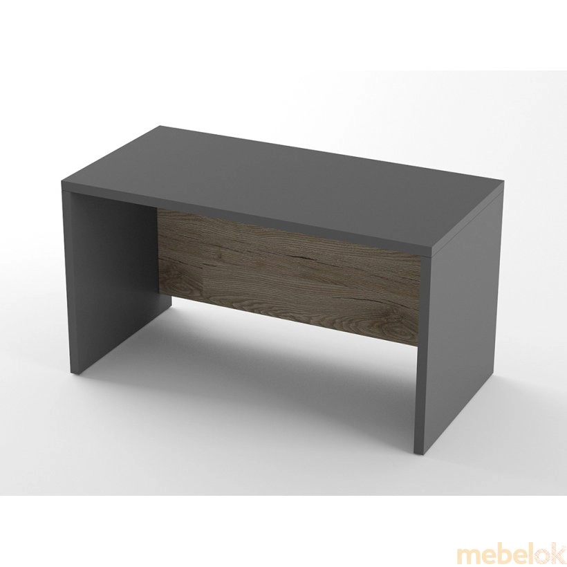 стіл з виглядом в обстановці (Стіл Solo з внутрішнім екраном 29/101+L1200 (ДСП 18мм))