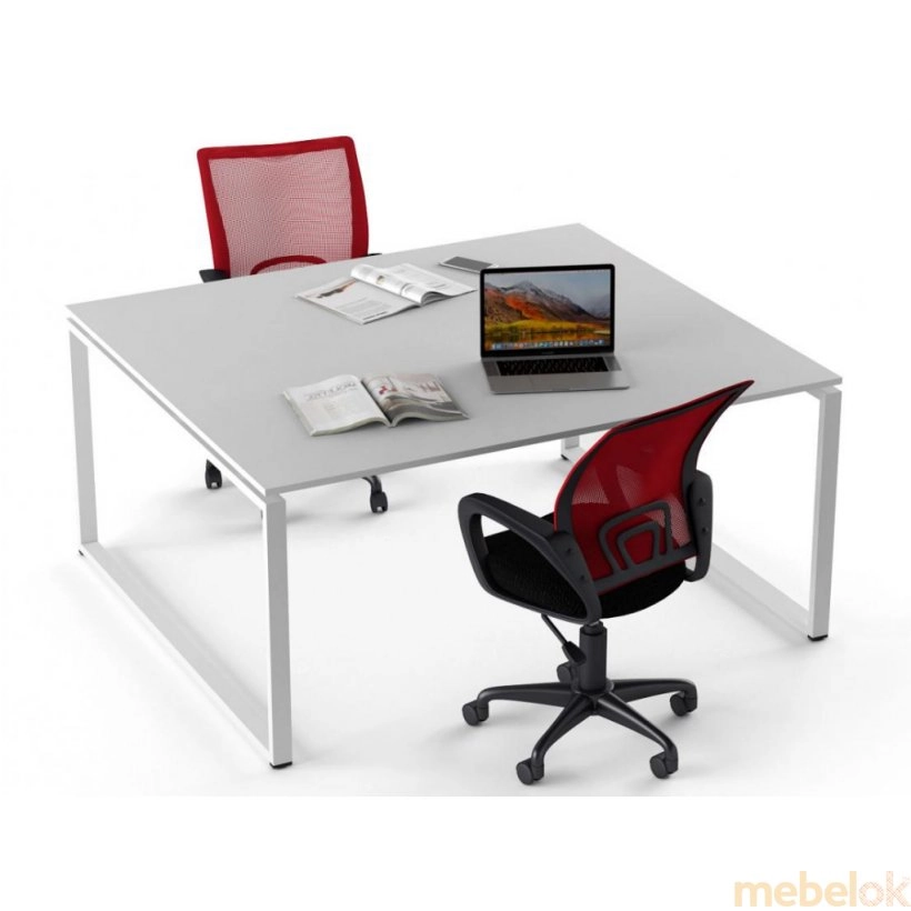 стол с видом в обстановке (Стол Промо Q 29/104+L1000 (ДСП 18 мм))