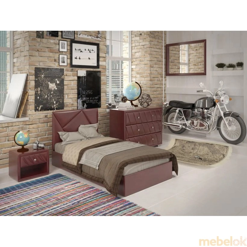 Ліжко Бейліз міні под.мех/дер 90х200 (190) від фабрики Sentenzo (Сентензо)