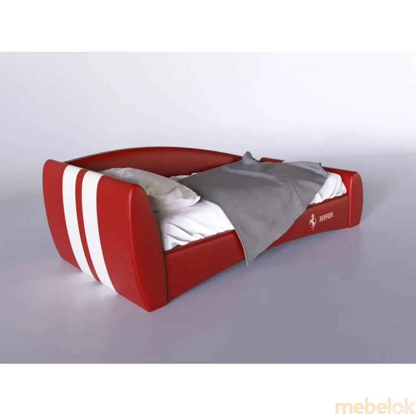 Кровать Формула з подъемным механизмом 120х200, 120х190 красный от фабрики Sentenzo (Сентензо)