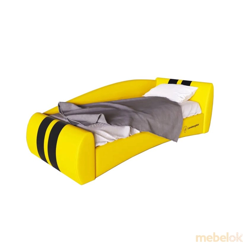 Ліжко Формула 80х200, 80х190 жовтий