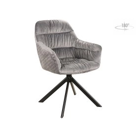 Кресло Astoria Velvet серый 14