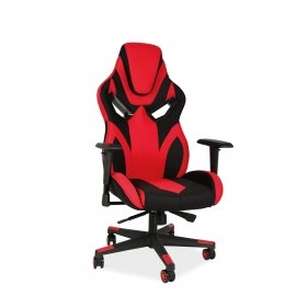 Кресло Cobra II Черный с красным