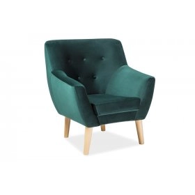 Кресло Nordic 1 Velvet Зеленый