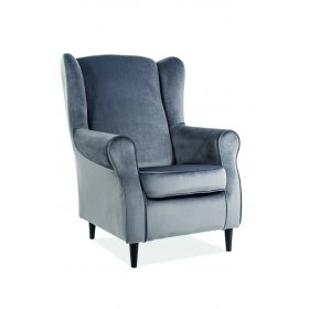 Кресло Baron Velvet Серый