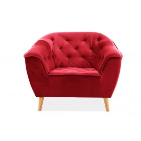 Кресло Galaxy 1 Velvet Красный