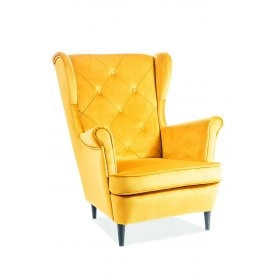 Крісло Lady Velvet B1 Жовтий