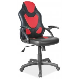 Кресло Q-100 Черный с красным